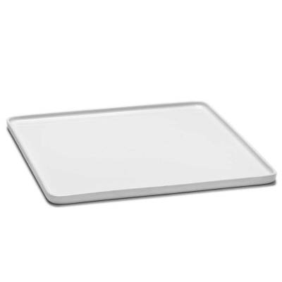 Assiette carrée HEII XXL / L. 28 cm / Porcelaine Blanche / Serax