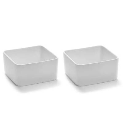 Bol carré en porcelaine HEII - 60 cl / Blanc / Serax