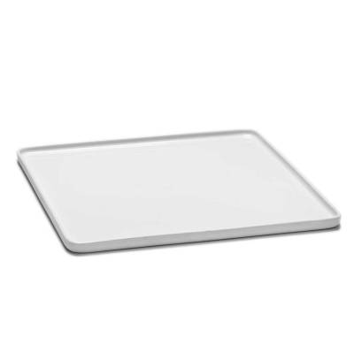 Assiette carrée HEII XL en porcelaine / Blanc / Serax