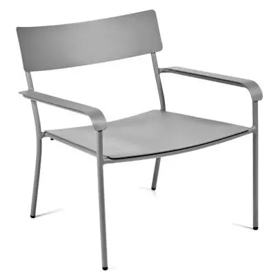 Chaise basse AUGUST / Aluminium – 4 coloris / Serax