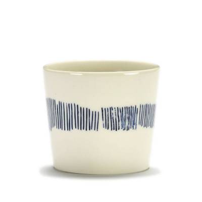 Tasse à espresso FEAST OTTOLENGHI / 15 cl / Porcelaine / White Blue / Serax