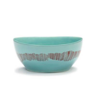 Bol FEAST- Ø. 16 cm / Porcelaine / Bleu Azur / Serax