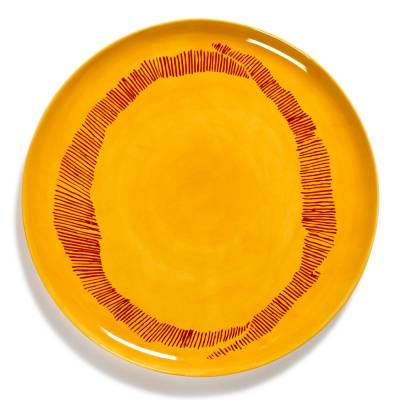 Assiette de service FEAST - Ø. 35 cm / Jaune / Serax