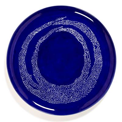 Assiette FEAST - Ø. 35 cm / Porcelaine / Bleu / Serax