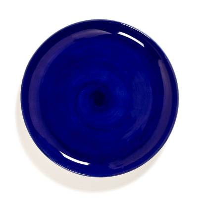 Assiette plate FEAST M / Ø. 22,5 cm / Porcelaine / Bleu lazuli