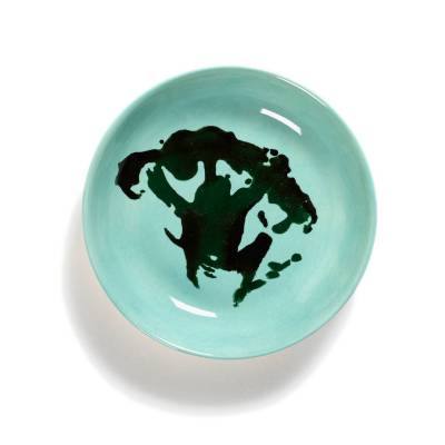 Petit bol FEAST / Porcelaine / Bleu Azur - Vert / Serax