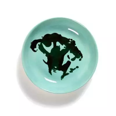 Petit bol FEAST / Porcelaine / Bleu Azur - Vert / Serax