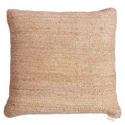 Coussin ethnique / 50, 60, 70 cm / Jute - Coton Recyclé