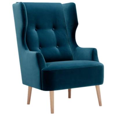 Fauteuil PLAY SWING / H. 1,06 m / Velours Bleu