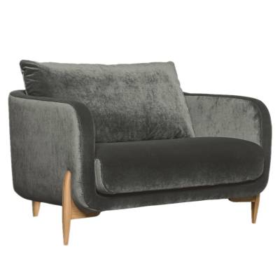 Fauteuil large JENNY / 2 ou 3 places / Tissu Velours