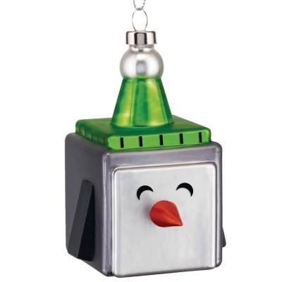 Déco de Noël CUBIK PENGUIN / Verre Soufflé / Alessi