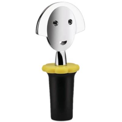 Bouchon ANNA STOP / ø 4 cm / Résine thermoplastique / Noir / Alessi