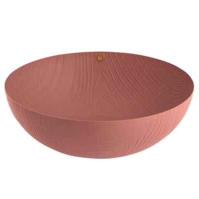 Coupe à fruit VENEER - 21 ou 29 / Métal Terracotta / Alessi