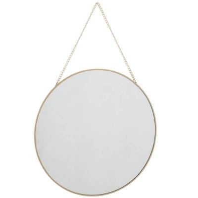 Miroir SIBAL / ø 38 cm / Or / Verre / Bloomingville