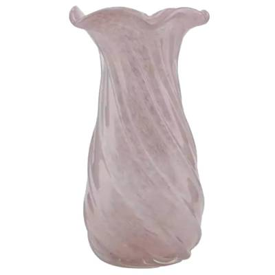 Vase TULIPE BORD / H. 31 cm  Ø. 13 cm  / Verre / Rose / Cozy Living Copenhagen