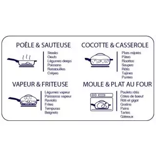 Poêle 8 en 1 LA FABULEUSE / Vert Canopée / Cookut