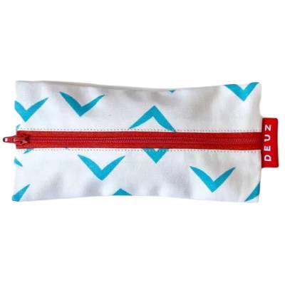 Mini trousse bleue en coton bio - DEUZ