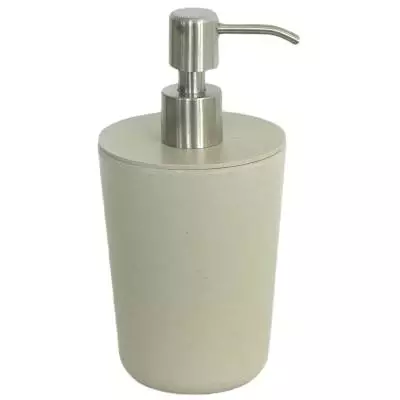 Distributeur de savon BANO / 20 cl / ø 8,5 x 17,5 cm / Beige Stone / Ekobo