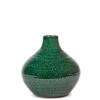 Cache pot pour plante GLAZED SHADES S / Terre cuite / Vert Foncé / Serax