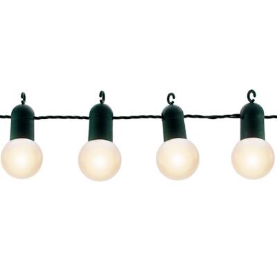 Guirlande lumineuse 15 ampoules LED GUINGUETTE / 9 M / Blanc chaud