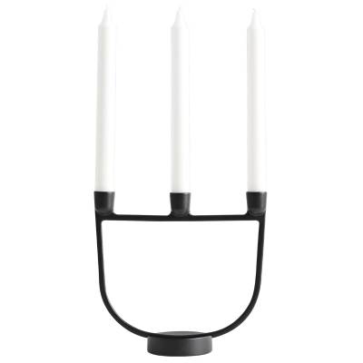 Chandelier OPEN CANDELABRA / H. 20 cm / Métal / Noir / Muuto