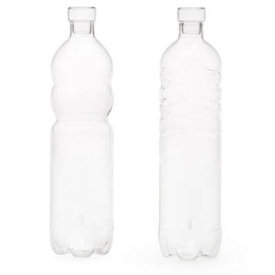 Pack 2 bouteilles en relief SI-BOTTLE / Verre / Seletti