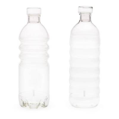 Kit 2 petites bouteilles SI-BOTTLE en verre / Seletti