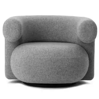 Fauteuil en tissu BURRA Gris / Normann Copenhagen