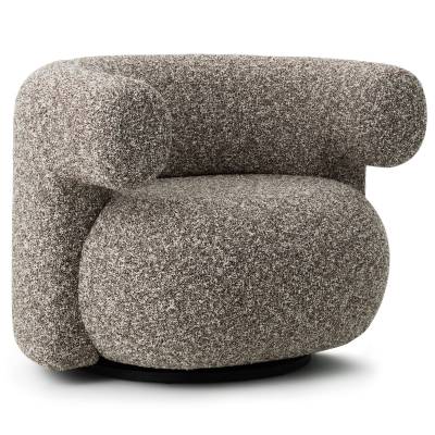 Fauteuil pivotant BURRA en tissu Gris / Normann Copenhagen