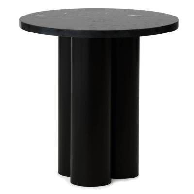 Table d'appoint DIT / Piétement Marron / Plateau Marbre Noir / Normann Copenhagen