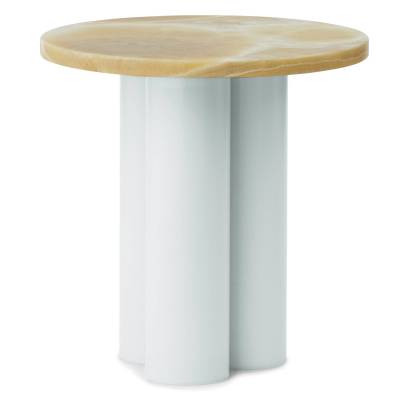 Table d'appoint DIT / Piétement Vert Clair/ Plateau Onyx Jaune / Normann Copenhagen