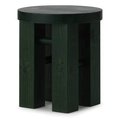 Tabouret d'appoint FYR / Bois de Pin / Vert foncé / Normann Copenhagen