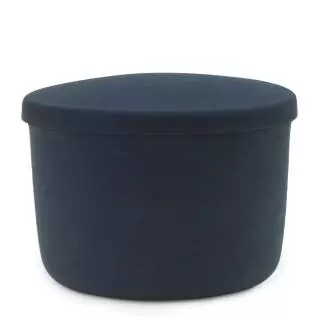 Pouf de rangement HIDE SMALL / Bleu Acier / Normann Copenhagen