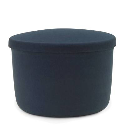 Pouf de rangement HIDE SMALL / Bleu Acier / Normann Copenhagen