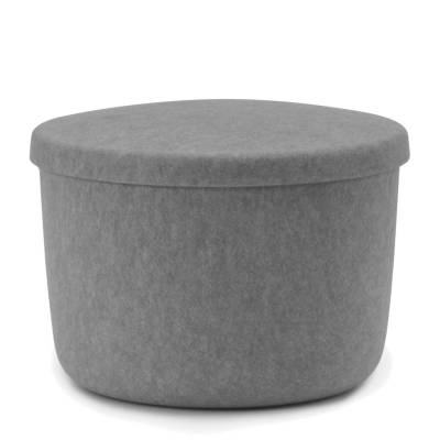 Pouf de rangement HIDE SMALL / Gris / Normann Copenhagen