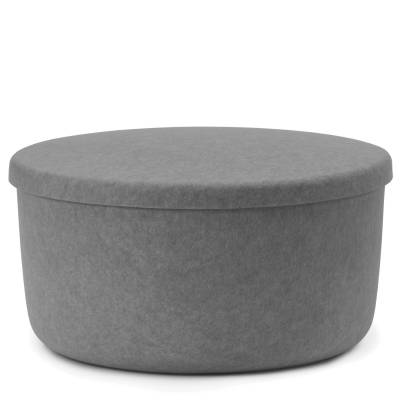 Pouf de rangement HIDE LARGE / Gris / Normann Copenhagen