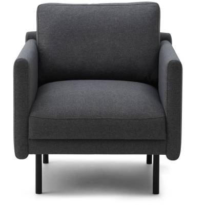 Fauteuil RAR / H. assise 45 cm / Tissu / Gris foncé / Normann Copenhagen