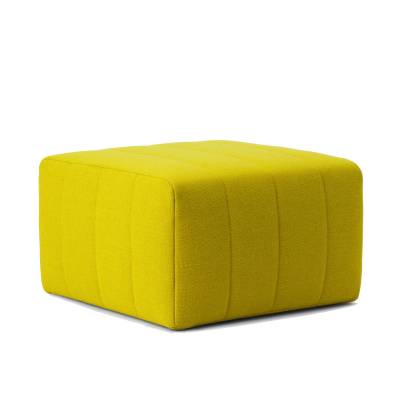 Pouf SCENE / L. 65 x H. 42 cm / Tissu / Jaune / Normann Copenhagen