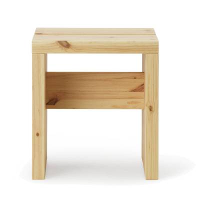 Tabouret bas STRETCH / H. 45 cm / Bois de Pin / Naturel / Normann Copenhagen