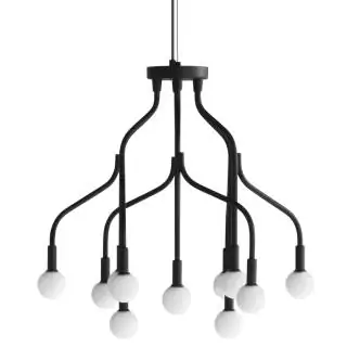 Lustre VEKST SMALL / Ø 62 x H. 54 cm / Métal / Noir / Normann Copenhagen