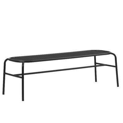 Banc outdoor en métal noir VIG / Normann Copenhagen