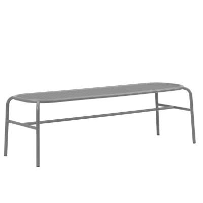 Banc outdoor en métal gris VIG / Normann Copenhagen