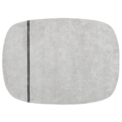 Tapis ovale en laine OONA / 175x240 cm / Gris / Normann Copenhagen