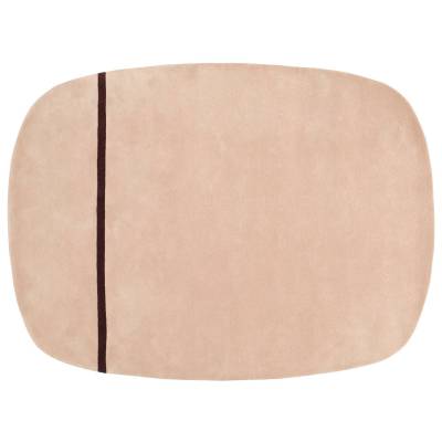 Tapis ovale en laine OONA / 175x240 cm / Rose / Normann Copenhagen