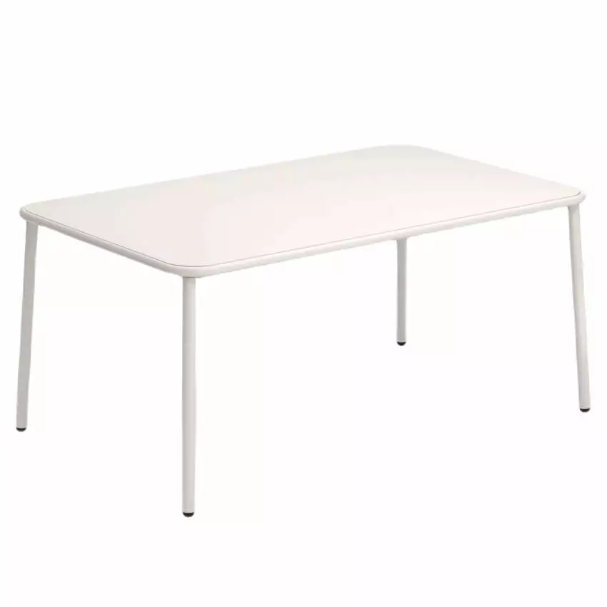 Table de jardin YARD / H. 74 cm / Blanc