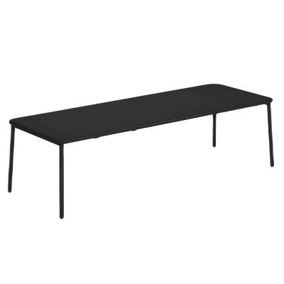 Table extensible de jardin YARD /H. 74 cm / Noir