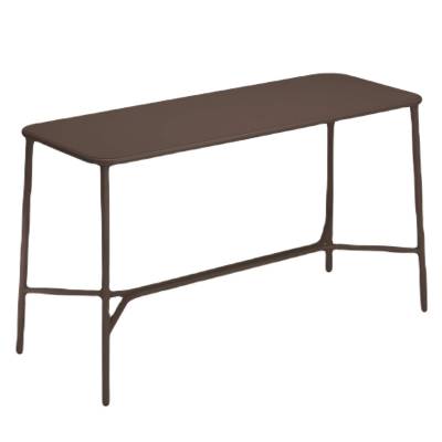 Table haute de jardin YARD / H. 1,05 m / Marron