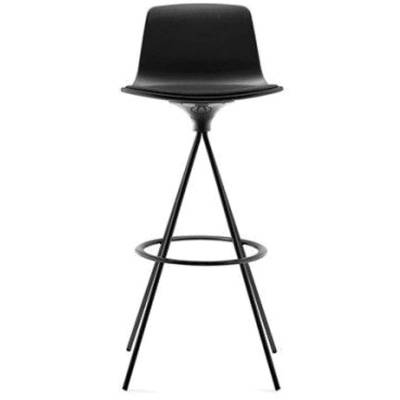 Tabouret pivotant LOTTUS SPIN / H. assise 68 ou 78 cm / Noir