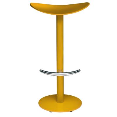 Tabouret COMA / Hauteur 79 cm / Jaune