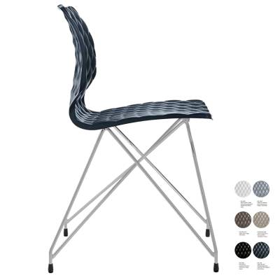 Chaise UNI 553 – Salle à manger / Anthracite / Et al.